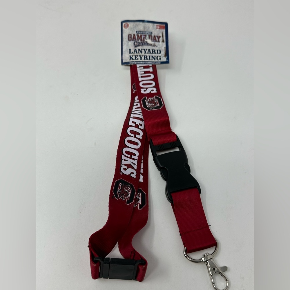 NEW South Carolina Gamecocks Breakaway Lanyard Keyring by Game Day Outfitters